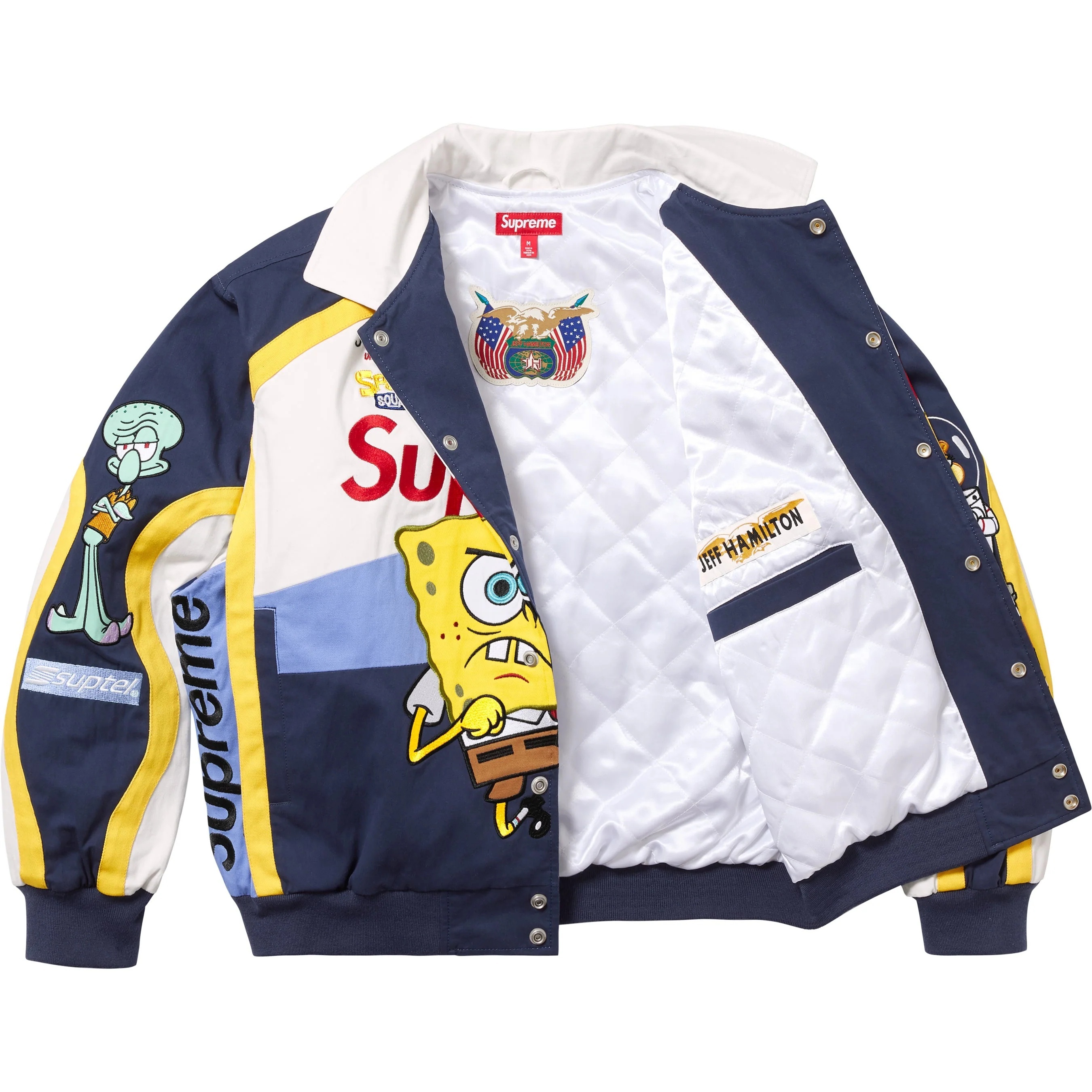 Supreme®/SpongeBob SquarePants Jeff Hamilton Racing Jacket view 2